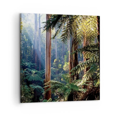 Cuadro sobre lienzo - Impresión de Imagen - Un cuento de hadas del bosque - 50x50 cm