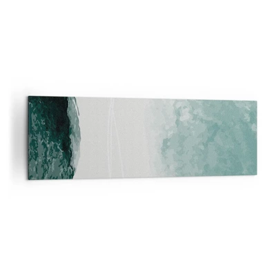 Cuadro sobre lienzo - Impresión de Imagen - Un encuentro con la niebla - 160x50 cm