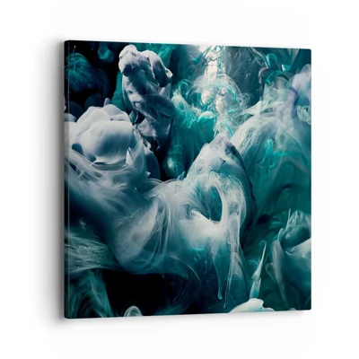 Cuadro sobre lienzo - Impresión de Imagen - Un movimiento de color - 40x40 cm