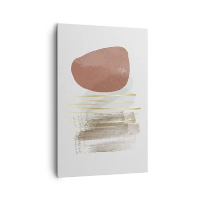 Cuadro sobre lienzo - Impresión de Imagen - Una columnata abstracta - 80x120 cm