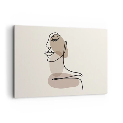 Cuadro sobre lienzo - Impresión de Imagen - Una línea de hermosura - 120x80 cm