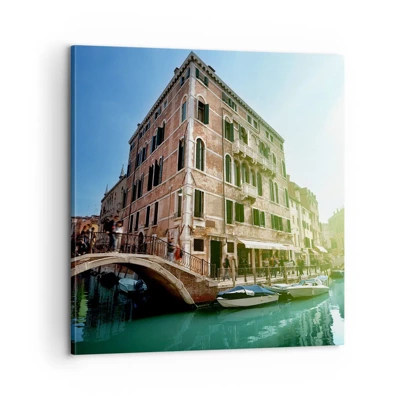 Cuadro sobre lienzo - Impresión de Imagen - Venecia - Amore Mio - 60x60 cm