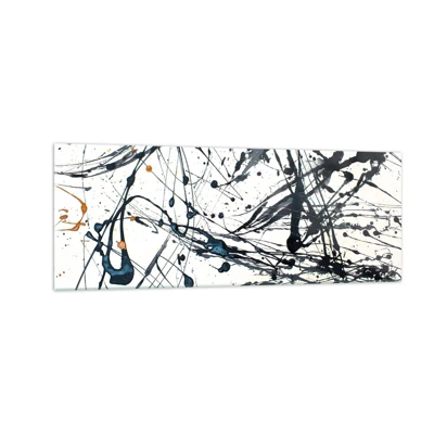 Cuadro sobre vidrio - Impresiones sobre Vidrio - Abstracción expresionista - 140x50 cm