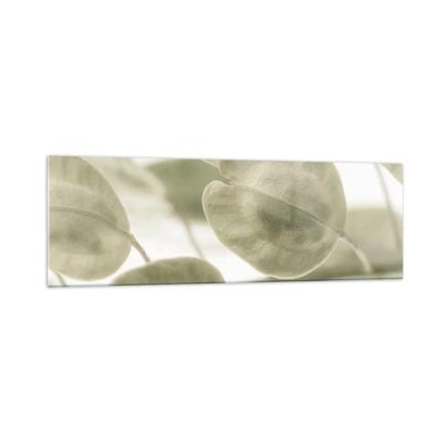 Cuadro sobre vidrio - Impresiones sobre Vidrio - Al principio de los tiempos había hojas... - 160x50 cm