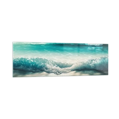 Cuadro sobre vidrio - Impresiones sobre Vidrio - Calma oceánica - 160x50 cm