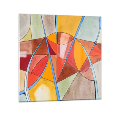 Cuadro sobre vidrio - Impresiones sobre Vidrio - Carrusel de sueños - 60x60 cm