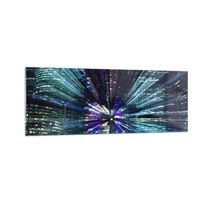 Cuadro sobre vidrio - Impresiones sobre Vidrio - Cruzando el hiperespacio - 140x50 cm