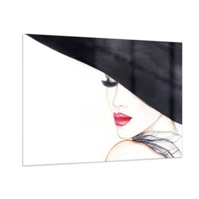 Cuadro sobre vidrio - Impresiones sobre Vidrio - Elegancia y sensualidad - 100x70 cm