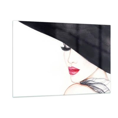 Cuadro sobre vidrio - Impresiones sobre Vidrio - Elegancia y sensualidad - 120x80 cm