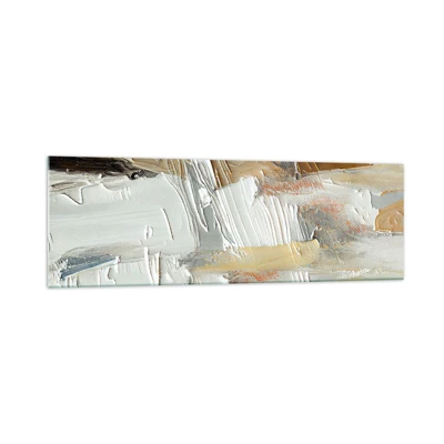 Cuadro sobre vidrio - Impresiones sobre Vidrio - Estratificación de colores - 160x50 cm