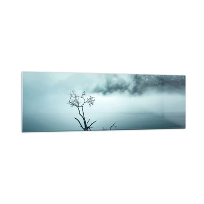 Cuadro sobre vidrio - Impresiones sobre Vidrio - Fuera del agua y de la niebla - 160x50 cm