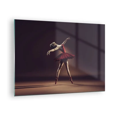 Cuadro sobre vidrio - Impresiones sobre Vidrio - Primera bailarina - 70x50 cm