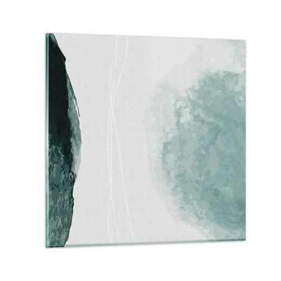 Cuadro sobre vidrio - Impresiones sobre Vidrio - Un encuentro con la niebla - 70x70 cm