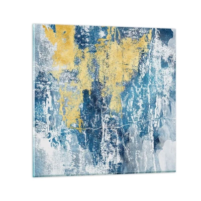 Cuadro sobre vidrio - Impresiones sobre Vidrio - Una abstracción serena - 30x30 cm