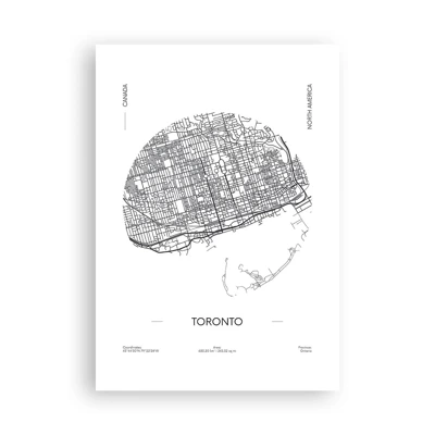 Póster - Anatomía de Toronto - 70x100 cm