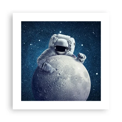 Póster - Bromista espacial - 40x40 cm