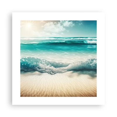 Póster - Calma oceánica - 40x40 cm