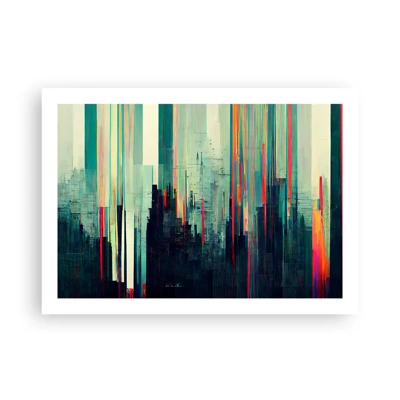 Póster - Ciudad futurista - 70x50 cm