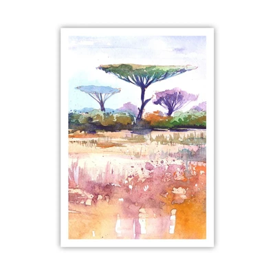 Póster - Colores de la sabana - 70x100 cm