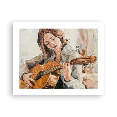 Póster - Concierto de guitarra y corazón joven - 50x40 cm