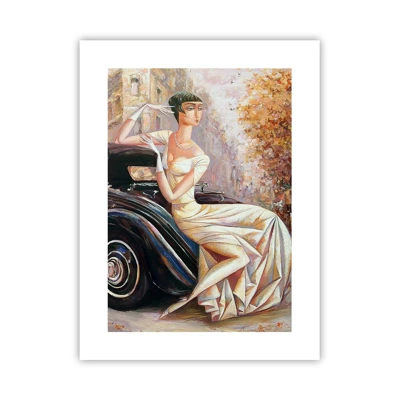 Póster - Elegancia retro - 30x40 cm