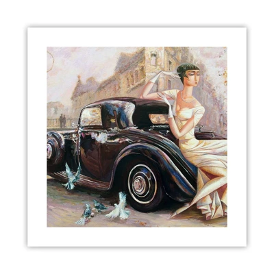 Póster - Elegancia retro - 40x40 cm