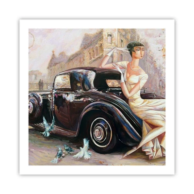 Póster - Elegancia retro - 60x60 cm