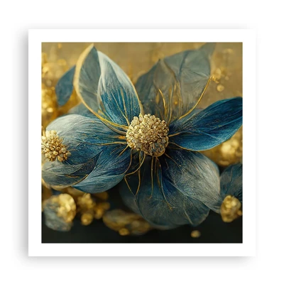 Póster - Flor de oro - 60x60 cm