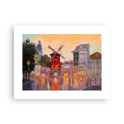 Póster - Iconos parisinos - Moulin Rouge - 40x30 cm