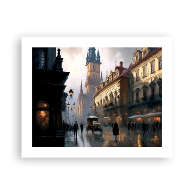 Póster - La magia de una noche de Praga - 50x40 cm