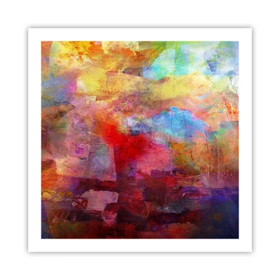 Póster - Mira dentro del arco iris - 60x60 cm