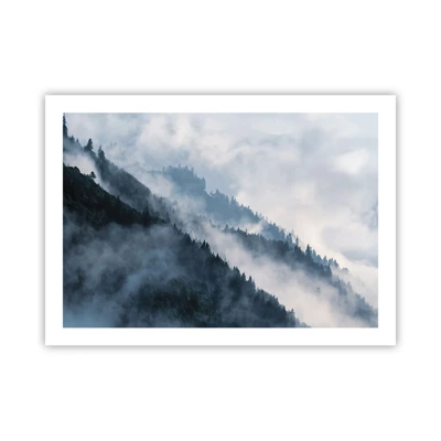 Póster - Misticismo de las montañas - 70x50 cm