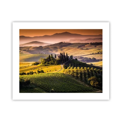 Póster - Paisaje toscano - 50x40 cm