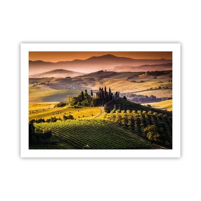 Póster - Paisaje toscano - 70x50 cm