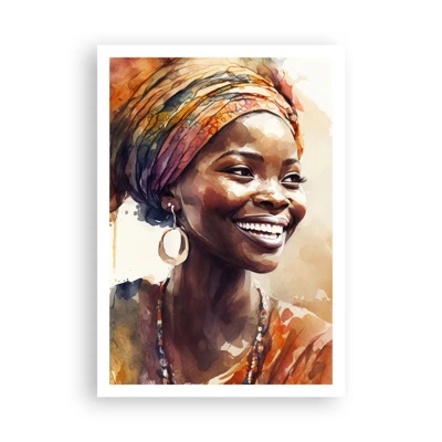 Póster - Reina africana - 70x100 cm