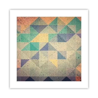 Póster - República de los triángulos - 40x40 cm