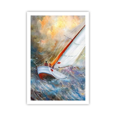 Póster - Surcando las olas - 61x91 cm