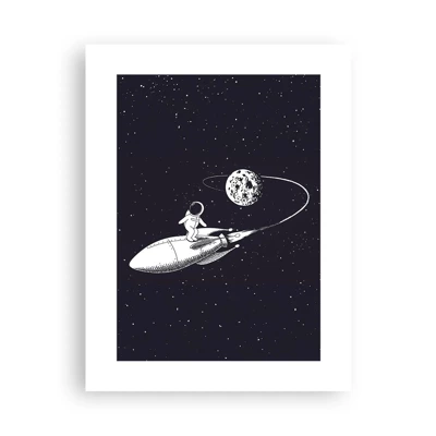 Póster - Surfista espacial - 30x40 cm