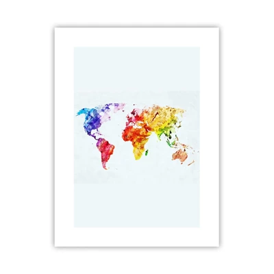 Póster - Todos los colores del mundo - 30x40 cm