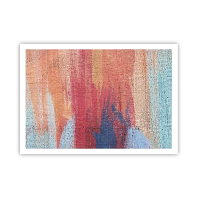 Póster - Trazos de arco iris - 100x70 cm