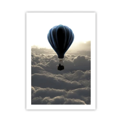 Póster - Un viajero por encima de las nubes - 50x70 cm