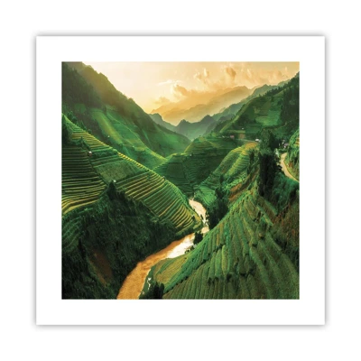 Póster - Valle vietnamita - 40x40 cm