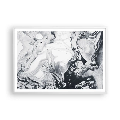 Póster en marco blanco - Dentro de la Tierra - 100x70 cm