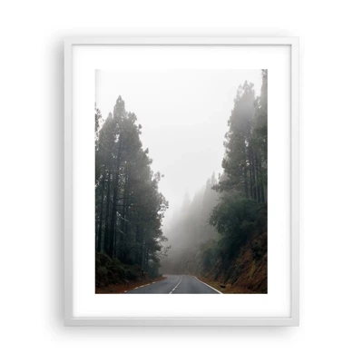 Póster en marco blanco - La historia de un bosque mágico - 40x50 cm