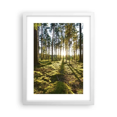 Póster en marco blanco - ...Más allá de los siete bosques - 30x40 cm