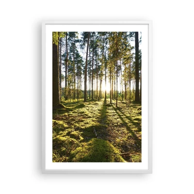 Póster en marco blanco - ...Más allá de los siete bosques - 50x70 cm