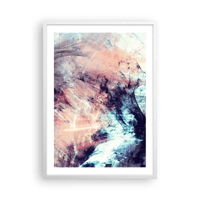 Póster en marco blanco - Siente el viento - 50x70 cm