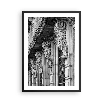 Póster en marco negro - Barcelona alucinante - 50x70 cm