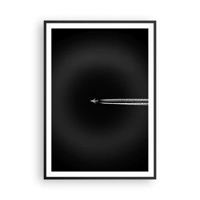 Póster en marco negro - En otra dimensión - 70x100 cm