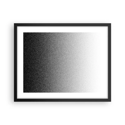 Póster en marco negro - Hacia la luz - 50x40 cm